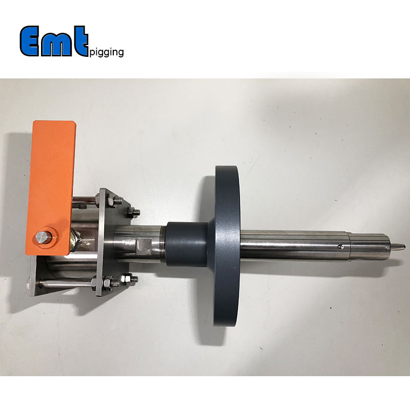 pig indicator connected by flange