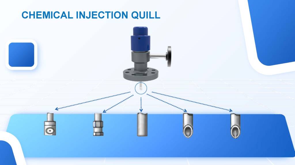 EMT chemical injection quill
